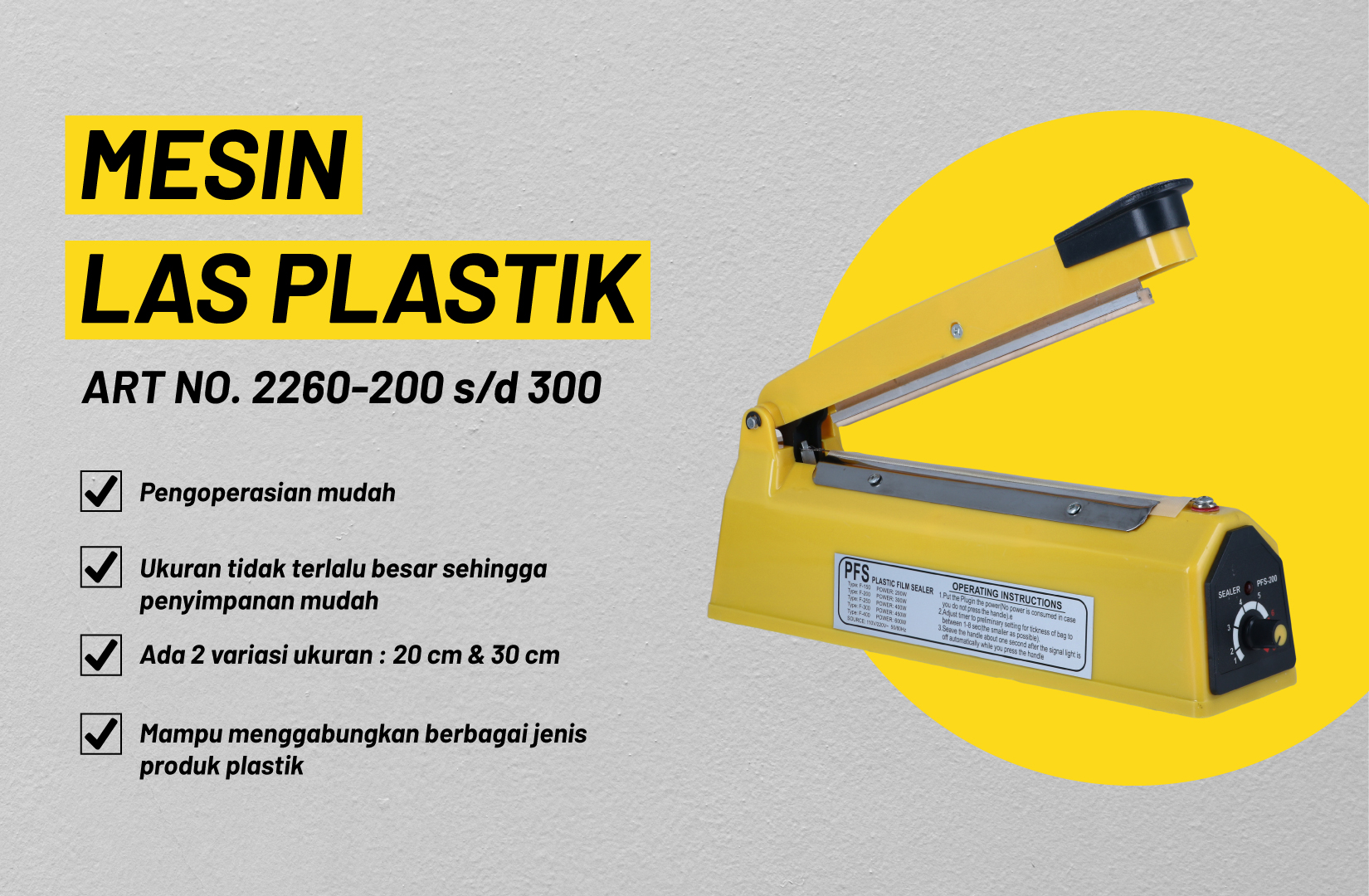 Mesin Las Plastik