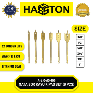 Mata Bor Kayu Kipas Titanium