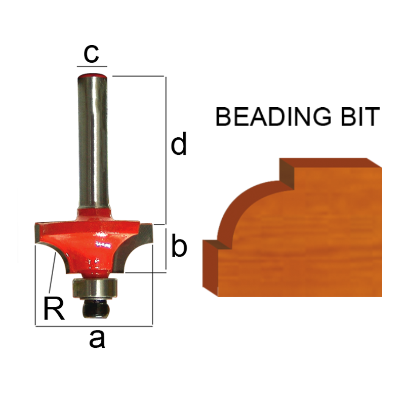 Router Bits 302 Series ( Two Flute ) Ball Bearing Guide