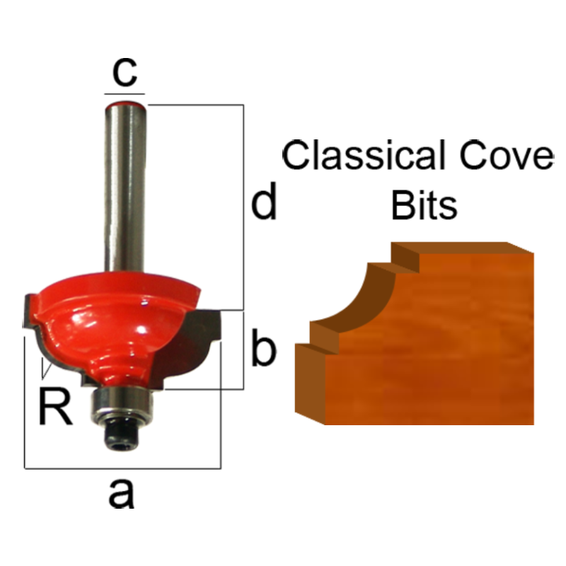 Router Bits 313 Series ( Two Flute ) Ball Bearing Guide
