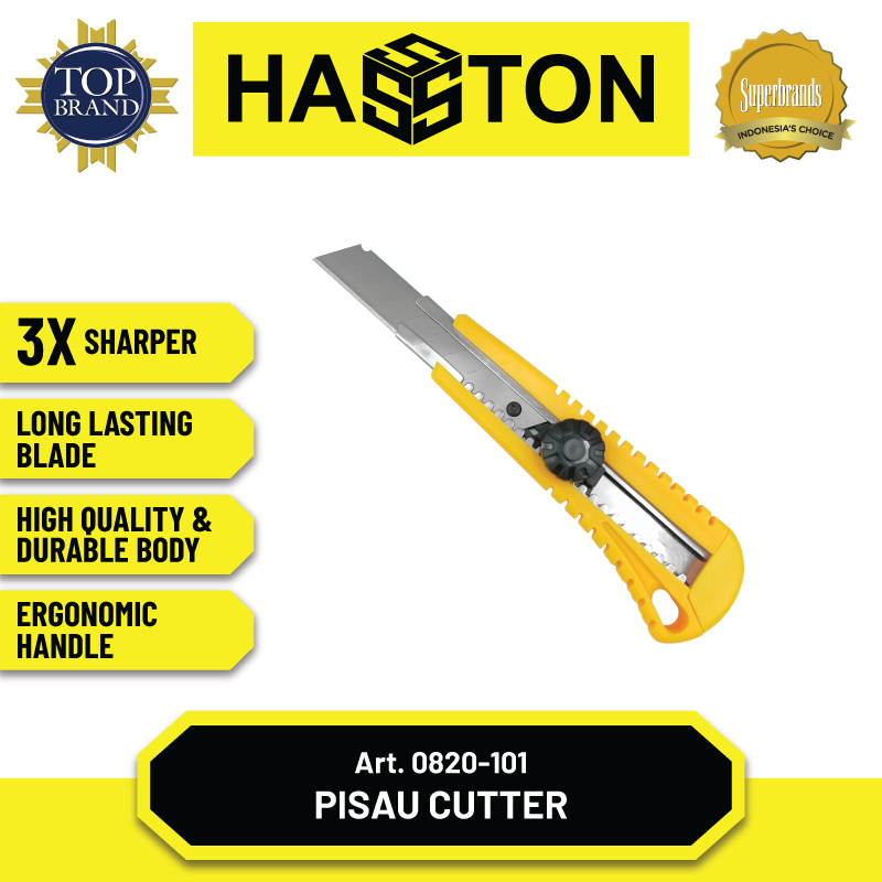 Cutter Handle Plastic Kuning