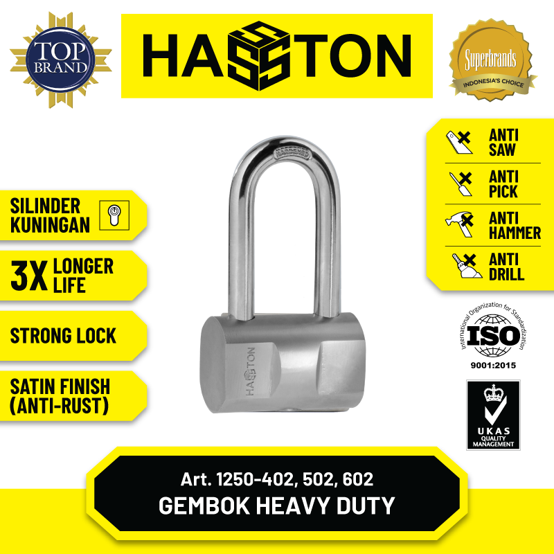 Gembok bulat Leher Panjang