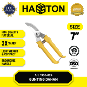 Gunting Bunga Stainles Steel & Gunting Bunga Handgrip Karet 2 Warna