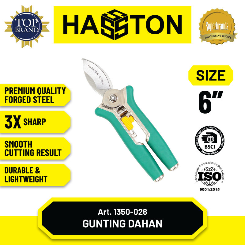 Gunting Taman Kepala Bulat