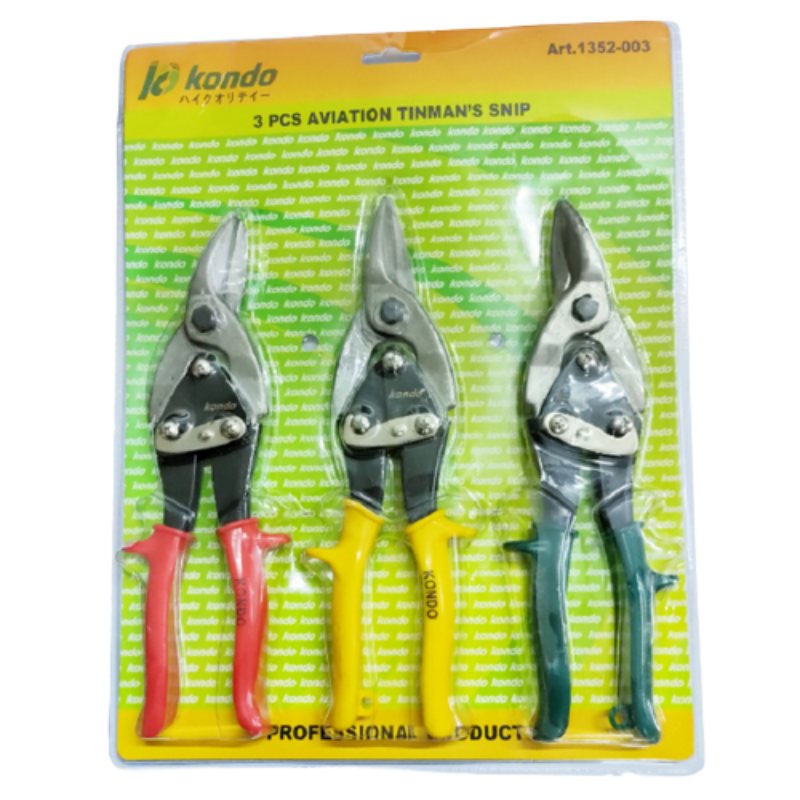 Gunting Plat Set 3 pcs ( 3 arah )
