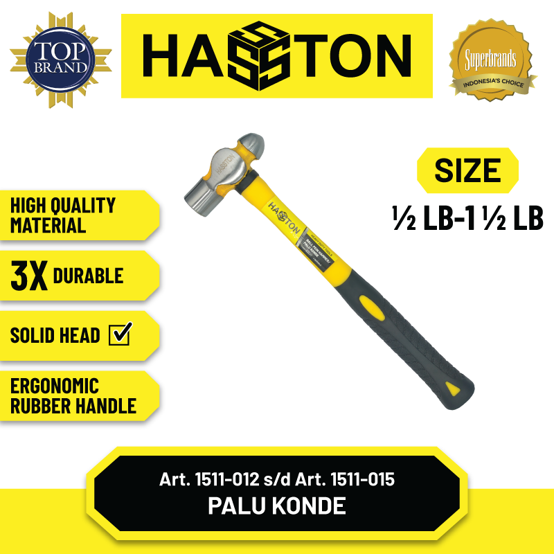 Hammer Konde Gg. Fiber Bungkus Karet 2 Warna