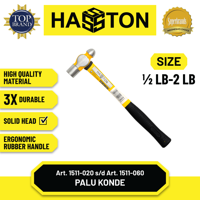 Hammer Konde Gg.Fiber Bungkus Karet Hitam