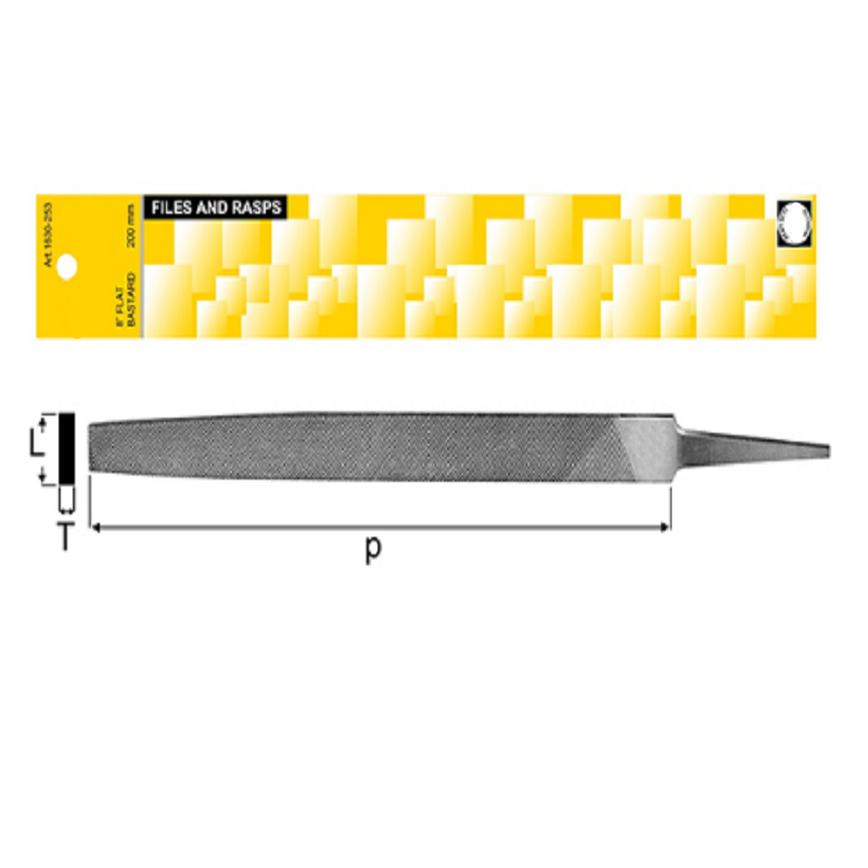 Kikir Flat – Bastard (Kasar) dan Smooth (Halus) Blister