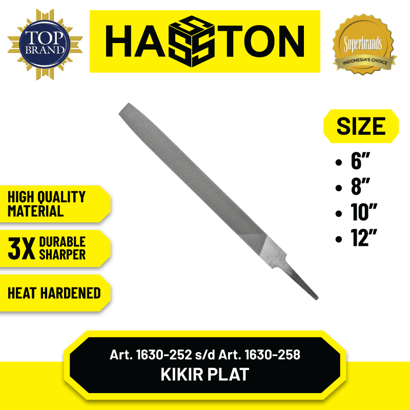 Kikir Flat – Bastard (Kasar) dan Smooth (Halus) Blister