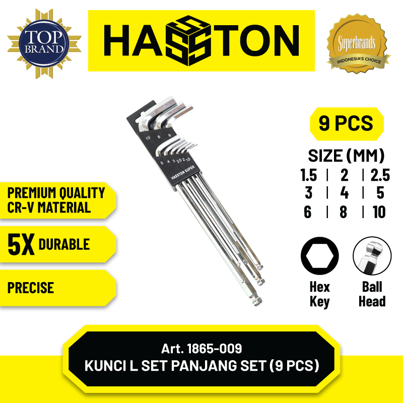 Kunci L Ball Head Panjang