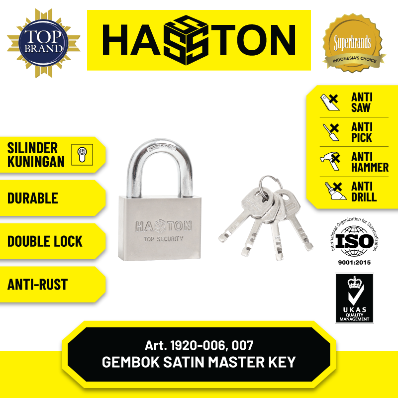 Gembok Satin Master Key