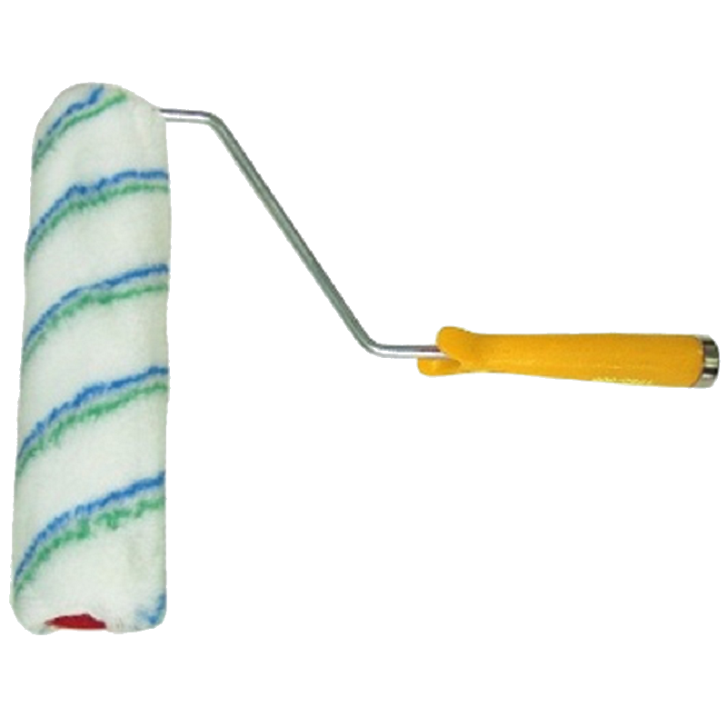 Kuas Roll Strip Hijau – Biru