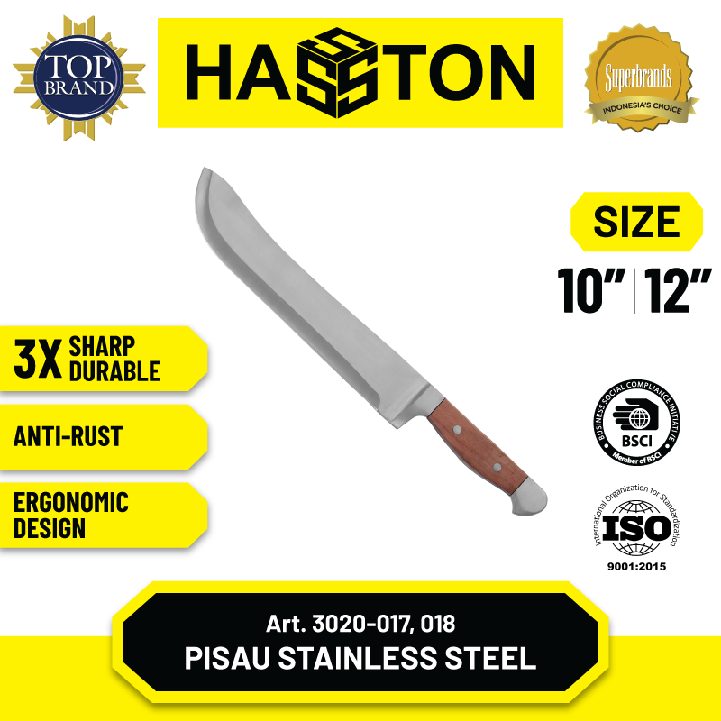 Pisau Daging Gg. Kayu ( Pisau Lembu )