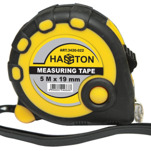 Roll Meter Hitam - Kuning