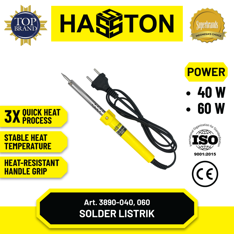 Solder Listrik Gagang Plastik