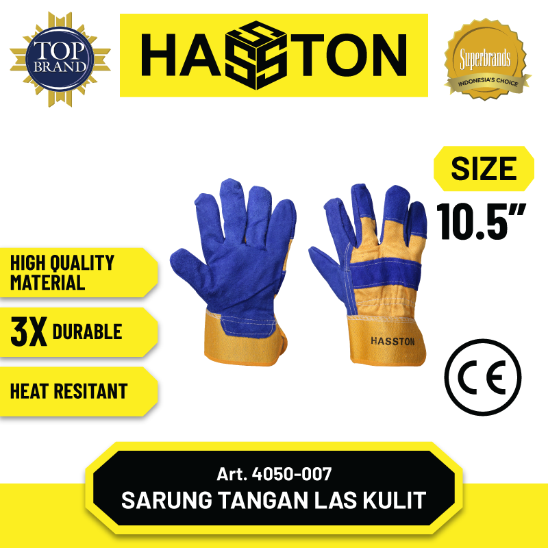 Sarung Tangan Kulit Kombinasi