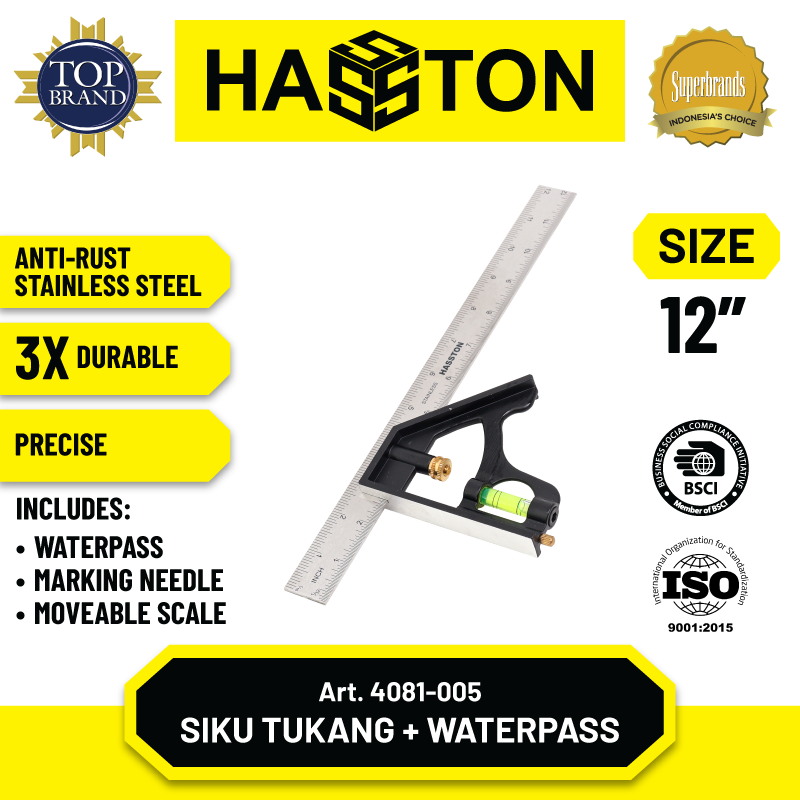 Siku Tukang + Waterpass
