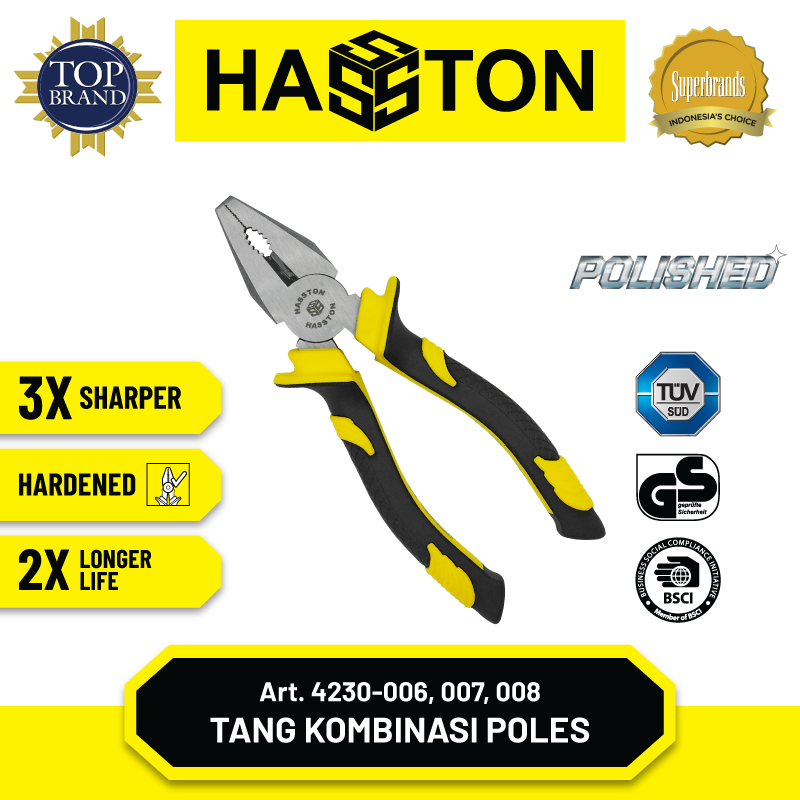 Tang Kombinasi Hitam/Kuning