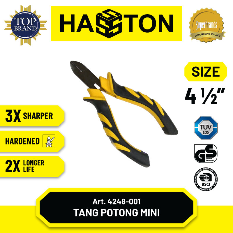 Tang Potong Mini Super Peg. Kuning