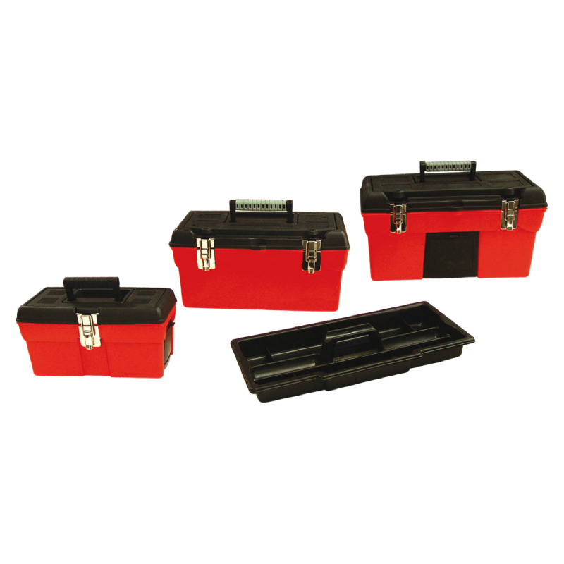 Tool Box Plastik Merah Hitam