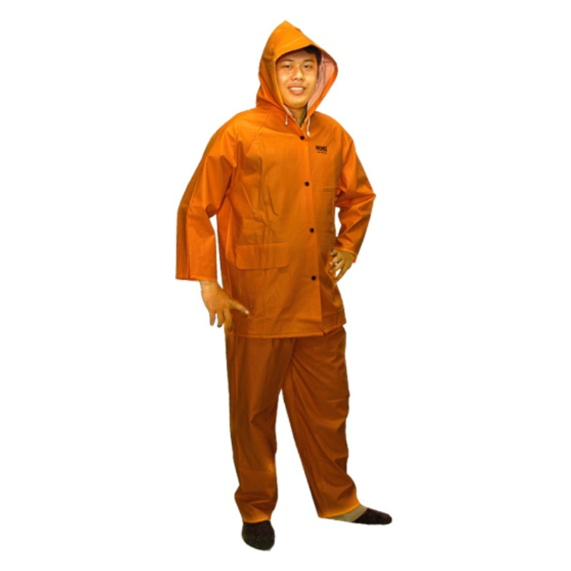 Jas Hujan Orange ( Tebal )
