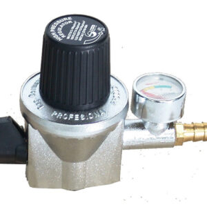 Regulator LPG Crom High Pressure w/ Meter